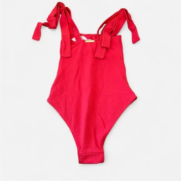 Alexandra Miro Audrey One Piece Swimsuit in Coral Red Estimated XS - Picture 7 of 7